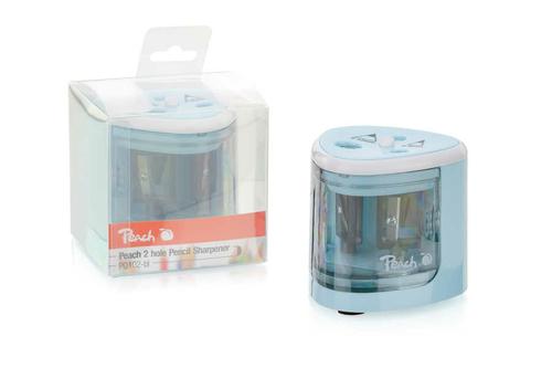PEACH Elektrischer Stiftspitzer PO102 blau (PO102-bl)