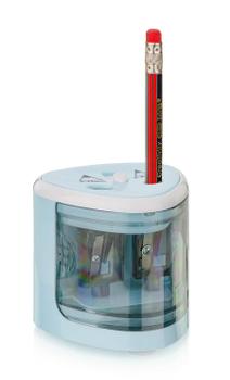 PEACH Elektrischer Stiftspitzer PO102 blau (PO102-bl)