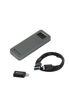VERBATIM EXECUTIVE FINGERPRINTSECURE SSD USB 3.2 GEN 1 / USB-C 1TB GREY EXT (53657)