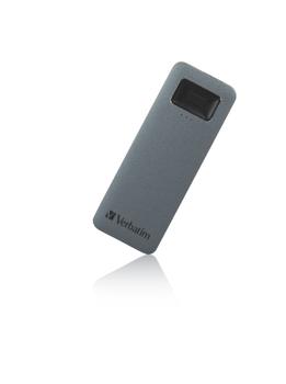 VERBATIM EXECUTIVE FINGERPRINTSECURE SSD USB 3.2 GEN 1 / USB-C 1TB GREY EXT (53657)