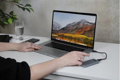 VERBATIM EXECUTIVE FINGERPRINTSECURE SSD USB 3.2 GEN 1 / USB-C 1TB GREY EXT (53657)