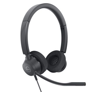 DELL l Pro Stereo Headset WH3022 - Headset - wired - USB - Zoom Certified,  Certified for Microsoft Teams - for Latitude 5421, 55XX, OptiPlex 3090, 70XX, Precision 7560, 7760, Vostro 15 7510, 5625 (DELL-WH3022)