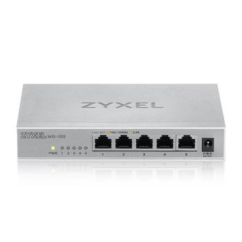 ZYXEL l MG-105 - Switch - unmanaged - 5 x 100/ 1000/ 2.5G Base-T - desktop (MG-105-ZZ0101F)