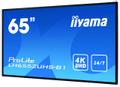 IIYAMA 65inch LCD UHD, SDM-L - 65inch 3840x2160,  4K UHD IPS panel (LH6552UHS-B1)