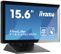 IIYAMA ProLite T1634MC-B8X - LED monitor - 15.6" - touchscreen - 1920 x 1080 Full HD (1080p) @ 60 Hz - IPS - 450 cd/m² - 700:1 - 25 ms - HDMI, VGA, DisplayPort - black, matte
