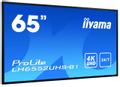 IIYAMA 65inch LCD UHD, SDM-L - 65inch 3840x2160,  4K UHD IPS panel (LH6552UHS-B1)