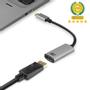 ACT AC7030 1 x USB C male naar 1 x Display Port female adapter 0.15m Grijs (AC7030)