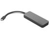 LENOVO USB-C to 4 Port USB-A Hub - Hubb - 4 x SuperSpeed USB 3.0 + 1 x USB-C - skrivbordsmodell - för 100e Chromebook (2nd Gen) MTK.2, ThinkPad L13 Gen 2, T14s Gen 2, Yoga 7 14 (GX90X21431)