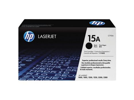 HP 15A svart LaserJet-tonerkassett (C7115A)