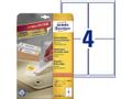 AVERY Removable labels 99.1x139mm