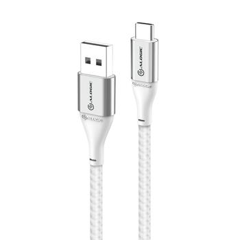 ALOGIC Ultra USB-A to USB-C cable 3A/ 480Mbps 1.5 m - Silver (ULCA21.5-SLV)