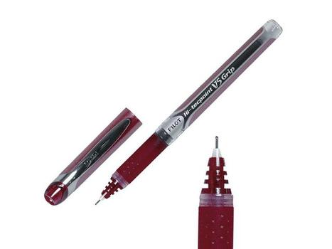 PILOT Rollerpenn PILOT Hi-tecpoint V5 Grip rød (BXGPN-V5-R*12)