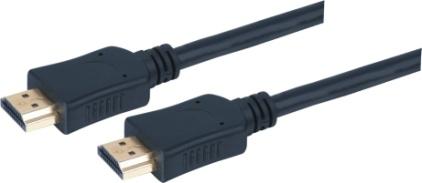 STOLTZEN HDMI 2.0 4K@60 1 m PVC 4Kx2K@60Hz,  ø6 mm Svart (ST-HDMI-UT-01)