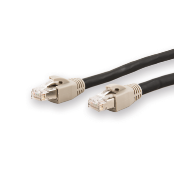 STOLTZEN HDBaseT kabel  Svart 7,5m U/FTP | Cat.6A | Hel kjerne | LSZH (ST_HDBT_075_BL)
