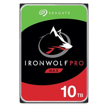 Seagate IronWolf Pro NAS 10TB Hard Drive, 3.5", 256MB, SATA 6Gb/s, 7200rpm (ST10000NE000)