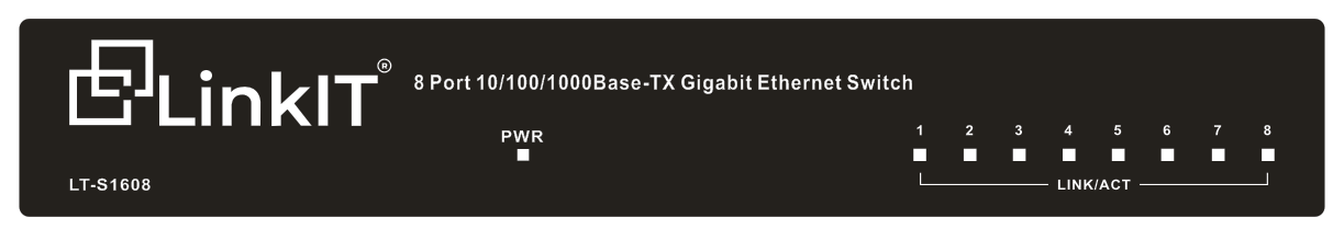 LinkIT S1608 Unmanaged Switch 8-Port 8x10/ 100/ 1000 (LT-S1608)