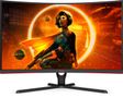 AOC Gaming C32G3AE/ BK - LED monitor - gaming - curved - 32" (31.5" viewable) - 1920 x 1080 Full HD (1080p) @ 165 Hz - VA - 300 cd/m² - 1 ms - 2xHDMI, DisplayPort - speakers - red, black texture