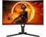 AOC Gaming CQ27G3SU/ BK - LED monitor - gaming - curved - 27" - 2560 x 1440 QHD @ 165 Hz - VA - 300 cd/m² - 1 ms - 2xHDMI, DisplayPort - speakers - red, black texture