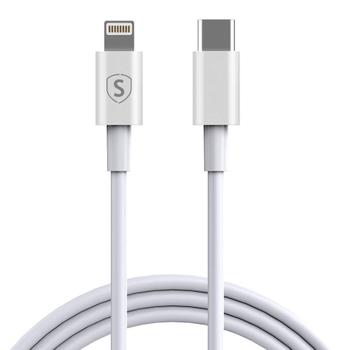 SIGN USB-C to Lightning Cable 2.4A, 0.25m - White (SN-UL25)