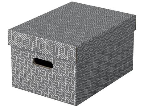 ESSELTE Förvaringsbox ESSELTE Home grå M 3/FP (628283)