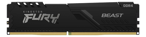 KINGSTON FURY Beast - DDR4 - module - 8 GB - DIMM 288-pin - 2666 MHz / PC4-21300 - CL16 - 1.2 V - unbuffered - non-ECC - black (KF426C16BB/8)