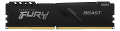 KINGSTON FURY Beast - DDR4 - kit - 32 GB: 2 x 16 GB - DIMM 288-pin - 2666 MHz / PC4-21300 - CL16 - 1.2 V - unbuffered - non-ECC - black