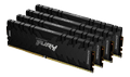 KINGSTON 128G 2666MH DDR4DIMM Kit4 FURYReneg Blck