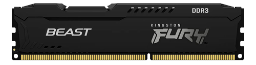 KINGSTON FURY Beast - DDR3 - kit - 16 GB: 2 x 8 GB - DIMM 240-pin - 1600 MHz / PC3-12800 - CL10 - 1.5 V - unbuffered - non-ECC - black (KF316C10BBK2/16)
