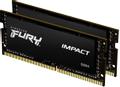 KINGSTON n FURY Impact - DDR4 - kit - 64 GB: 2 x 32 GB - SO-DIMM 260-pin - 2666 MHz / PC4-21300 - CL16 - 1.2 V - unbuffered - non-ECC - black