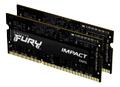 KINGSTON 8GB 1600 DDR3L SODIMM Kit2 FURY Impact