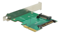 DELOCK PCI Express x4 Card > 1 x internal U.2 NVMe SFF-8639 male