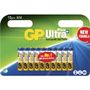 GP Batteri, GP Ultra Plus, Alkaline, AAA, 1,5V, 10-pak