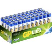 GP Batteri, GP Ultra Plus, Alkaline, AAA, 1,5V, 40-pak (1999906894*40)