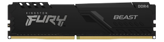 KINGSTON FURY Beast - DDR4 - module - 4 GB - DIMM 288-pin - 3200 MHz / PC4-25600 - CL16 - 1.35 V - unbuffered - non-ECC - black