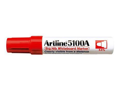 ARTLINE Whiteboardmarker ARTLINE 5100A BIG rød (EK-5100A  red*6)