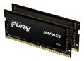 KINGSTON FURY Impact - DDR4 - kit - 64 GB: 2 x 32 GB - SO-DIMM 260-pin - 3200 MHz / PC4-25600 - CL20 - 1.2 V - unbuffered - non-ECC - black