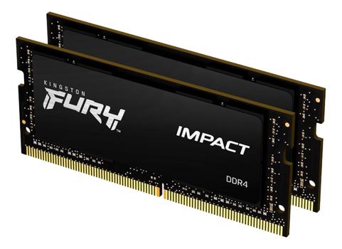 KINGSTON 64GB 3200 DDR4 SODIMM Kit2 FURY Impact (KF432S20IBK2/64)