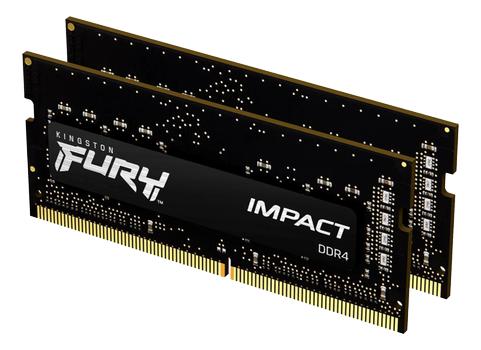 KINGSTON 16GB 3200 DDR4 SODIMM Kit2 FURY Impact (KF432S20IBK2/16)