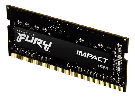 Kingston FURY Impact - DDR4 - modul - 8 GB - SO DIMM 260-pin - 3200 MHz / PC4-25600 - ikke-bufret (KF432S20IB/8)