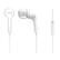 KOSS KEB9i hörlurar med mic, In-ear (vit) 3.5mm minijack, in-ear, microfon, slimmad modell för maximal komfort