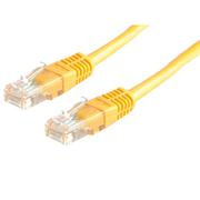 ROLINE UTP patchkabel  kat.5e 0.5m. gul RJ45