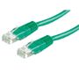 ROLINE CAT5e UTP CU Ethernet Cable Green 0.5m