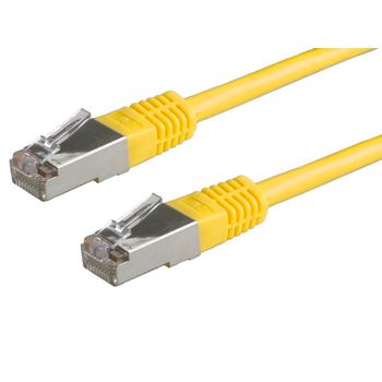 ROLINE CAT5e FTP CU Ethernet Cable Yellow 0.5m Factory Sealed (21.15.0182)