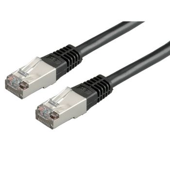 ROLINE CAT5e FTP CU Ethernet Cable Black 1m Factory Sealed (21.15.0135)