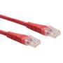 ROLINE CAT.6/0,3 RED   UTP KABEL  CAT.6,  RJ45/RJ45 0,3 M.
