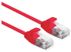 ROLINE Slim CA6A UTP CU LSZH Ethernet Cable Red 0.3m