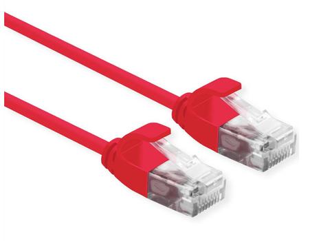 ROLINE UTP Data Center Patch Cord Cat.6A (Class EA), LSOH, Slim, red, 2 m (21.15.3915)