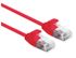 ROLINE Slim CA6A UTP CU LSZH Ethernet Cable Red 1m