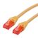 ROLINE CAT6 UTP CU LSZH Ethernet Cable Yellow 0.5m