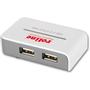ROLINE USB2.0 Hub "black and white",